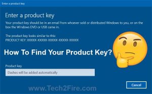 Find Windows Product Key